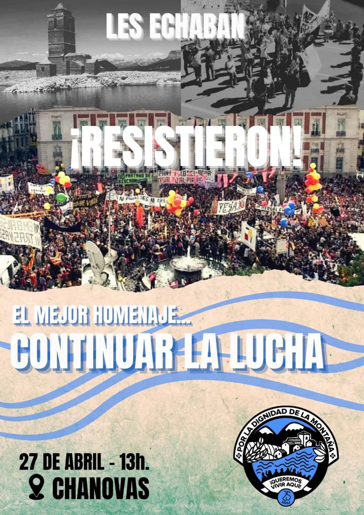Les echaban - ¡resistieron! - 27 abril en Chanovas